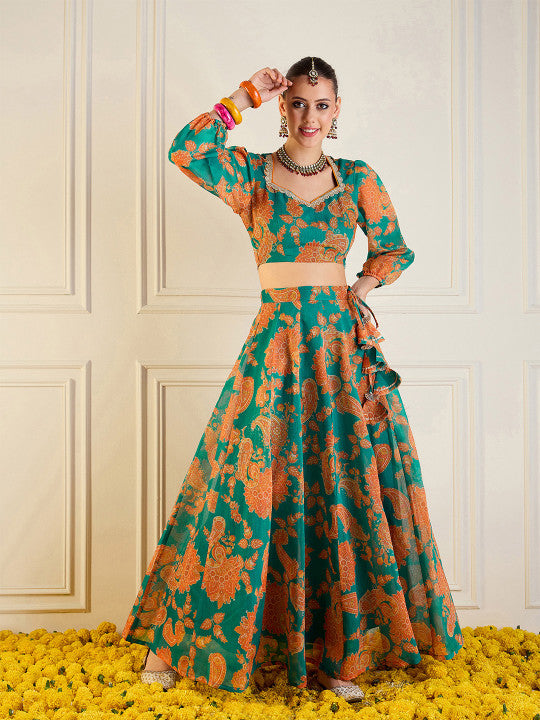 Printed Ready to Wear Lehenga